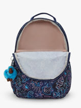 Sac � Dos 2 Compartiments + Pc 15" Kipling Bleu back to school / pbg PBGI5816-vue-porte