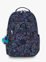 2-compartment Backpack With 15" Laptop Sleeve Kipling Blue back to school / pbg PBGI5816