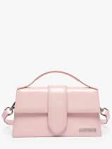 Preloved Leather Grand Bambino Crossbody Bag Jacquemus Pink second life 1565547