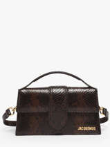 Sac Bandouli�re D'occasion Grand Bambino Cuir Jacquemus Marron second life 1567339