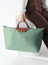Longchamp Le pliage original Travel bag Green-vue-porte