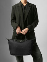 Longchamp Le pliage energy Sacs port� main Noir-vue-porte