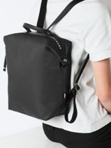 Longchamp Le pliage energy Backpack Black-vue-porte