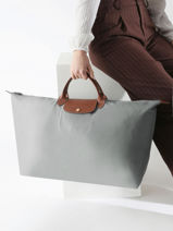 Longchamp Le pliage original Sacs de voyage Gris-vue-porte