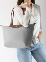 Longchamp Le pliage original Besaces Gris-vue-porte