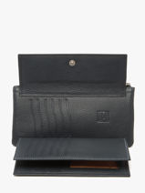 Portefeuille Caviar Cuir Crinkles Bleu caviar 14104-vue-porte