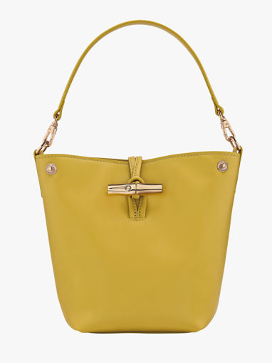 Longchamp Le roseau sleek Sacs port� travers Marron