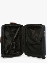 Longchamp Boxford Travel bag with wheels Blue-vue-porte