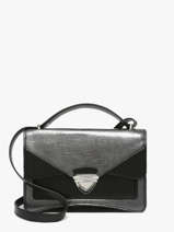 Sac Bandouli�re Madame George Star Cuir Paul marius Gris star MGEORSTA
