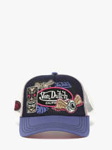 Casquette Von dutch Bleu accessoires PATCHES