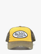 Casquette Von dutch Jaune accessoires USED