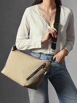 Longchamp Le pliage energy Messenger bag Beige-vue-porte