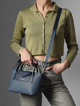 Sac Bandouli�re Maya Double Kba Lancaster Bleu maya double kba 101-vue-porte