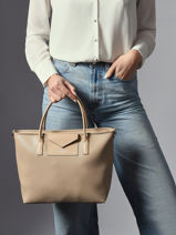 Sac � Main Maya Double Kba Lancaster Beige maya double kba 102-vue-porte