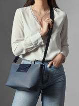 Sac Bandouli�re Maya Double Kba Lancaster Bleu maya double kba 105-vue-porte