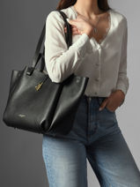 Shoulder Bag Milano Horizon  Leather Lancaster Brown milano horizon  83-vue-porte