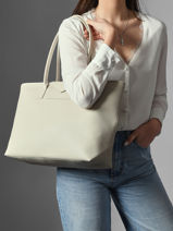 Shoulder Bag Maya Double Kba Lancaster Gray maya double kba 103-vue-porte