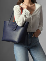 Cabas R�versible Merrimack Lauren ralph lauren Bleu merrimack 31795329-vue-porte