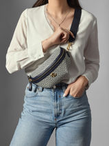 Belt Bag Lauren ralph lauren Blue dryden 31P04059-vue-porte