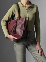 Shoulder Bag Wt Tresse Miniprix Violet wt tresse 27611-vue-porte