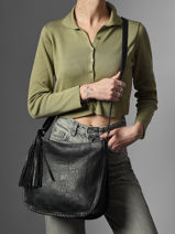 Sac Bandouli�re Wt Tresse Miniprix Noir wt tresse 27613-vue-porte