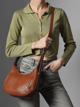 Shoulder Bag Wt Alicia Miniprix Brown wt alicia 19602-vue-porte