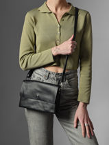 Sac Bandouli�re Wt Grained Miniprix Noir wt grained H6990-vue-porte