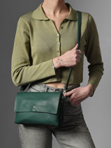 Sac Bandouli�re Wt Grained Miniprix Vert wt grained H6990-vue-porte