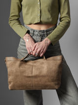 Sac Port� Main Wt Velvet Miniprix Beige wt velvet KJ62084-vue-porte