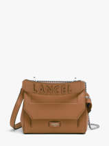 Top Handle S Ninon Leather Lancel Brown ninon A09221