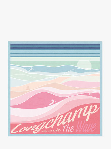 Longchamp Soie gots Scarf Multicolor