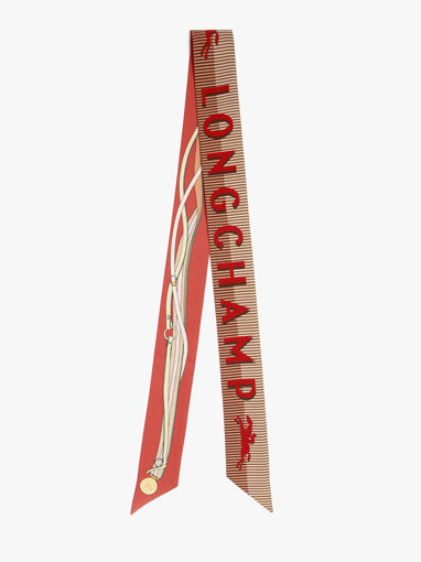 Longchamp Soie gots Scarf Blue