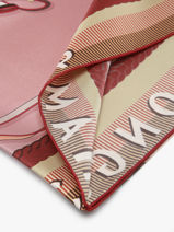 Longchamp Soie gots Etole Rose-vue-porte