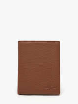 Wallet Foulonne Leather Yves renard Brown foulonne 23425