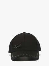 K/ville Studs Cap Karl lagerfeld Black k signature B1W33012