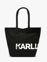 Shoulder Bag K Essential Cotton Karl lagerfeld Black k essential B1W50050