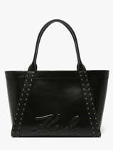 Shoulder Bag K Ville Leather Karl lagerfeld Black k ville B1W30261