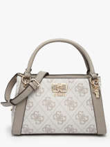 Handbag Karnilla Logo Guess Beige karnilla logo OS990106