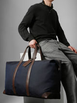 Longchamp Boxford Sacs de voyage Bleu-vue-porte