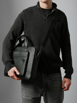 Business Bag Tommy hilfiger Black modern tommy AM14002-vue-porte