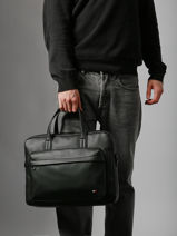 Business Bag Tommy hilfiger Black th flag AM13989-vue-porte