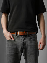 Belt Tommy hilfiger Brown adan new AM13014-vue-porte