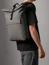 Backpack Ucon acrobatics Gray backpack JANNIK-vue-porte