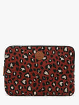 Laptop Cover With 14" Laptop Sleeve Cabaia Red accessoire SLEEVE14