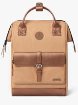 Customisable Backpack Adventurer Medium Cabaia Beige adventurer BAGS
