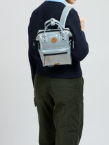 Backpack Adventurer Recycled Polyester Cabaia Silver adventurer XS-vue-porte