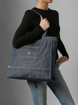 Denim Tote Bag Dickies Blue denim KD0A4Z6B-vue-porte