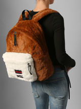 1 Compartment Backpack Eastpak Brown eastpak x gremlins K620GRE-vue-porte