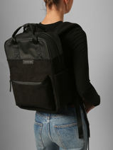 Bergen Pro Cord - Sac � Dos 1 Compartiment + Pc 15" Kapten and son Noir cord BERGENPC-vue-porte