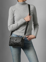 Sac Bandouli�re Cresidia Guess Noir cresidia PD988872-vue-porte